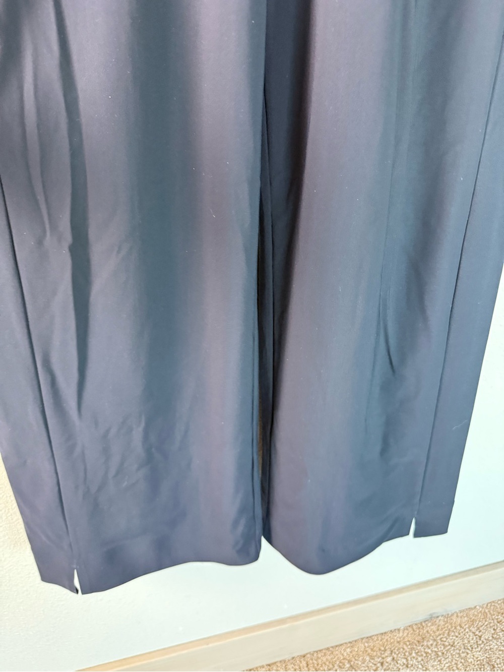 Athleta Cosmic Pant Navy Blue Wide Leg Casual Athleisure Active Women’s Size 2 - Picture 6 of 12